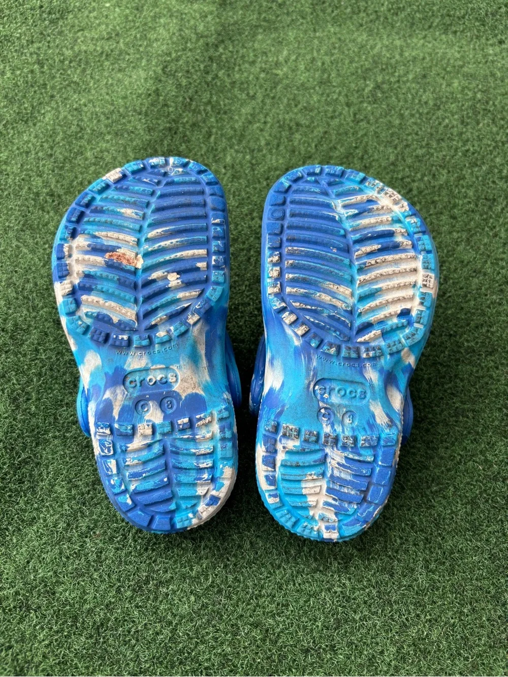Crocs Kids Classic Clog - Blue Swirl